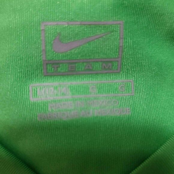 Nike Green V Neck Tee Shirt size Large - Picture 8 of 8